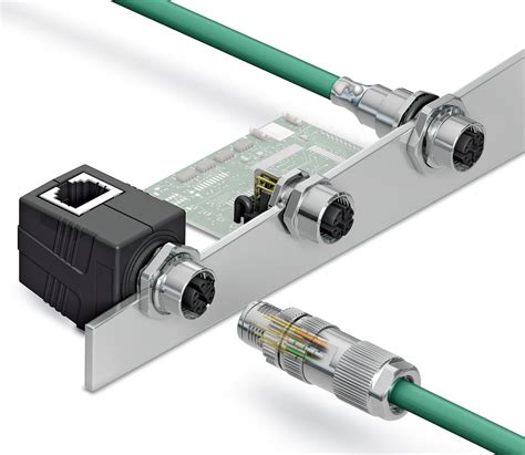 ethernet electrical box fitting|industrial ethernet cable installation.